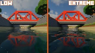 Chocapic13 V9 Low vs Extreme  Shader Comparison [upl. by Ayote85]