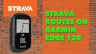 How to Upload Routes from Strava to Garmin Edge 130 [upl. by Asreht570]