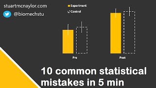 Ten Statistical Mistakes in 5 Min [upl. by Brebner]