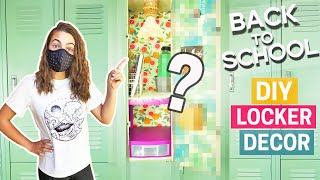 Back To School DIY Locker Decor  Jungle Nature Vibe  Organize Locker [upl. by Giacopo]