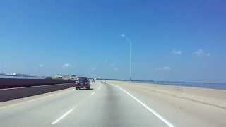 Bay Bridge Tunnel I664 Newport News Virginia [upl. by Telrats]