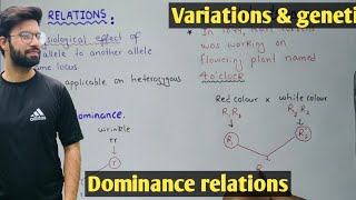 Dominance relations and Its types  incomplete codominance amp Overdominance  Class 12 Biology [upl. by Ennovihs]