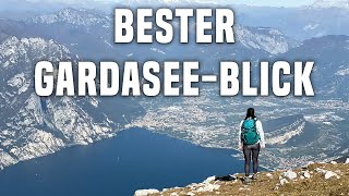 Bester Blick auf den Gardasee Leichte Wanderung auf den Monte Altissimo Teil des Monte Baldo [upl. by Kimitri755]