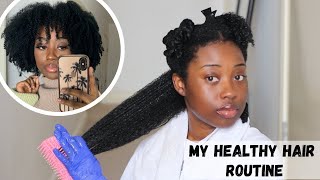 My Healthy Natural Hair Routine  Wash Day  Start to Finish [upl. by Anawait]