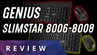 REVIEW Genius SLIMSTAR 8008 y 8006 [upl. by Johen]