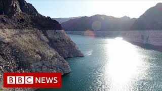 Why has the Hoover Dam hit an historically low water level  BBC News [upl. by Nahtnhoj]