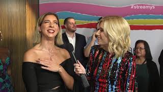 Gabbie Hanna Red Carpet Interview  Streamys 2018 [upl. by Arabele]