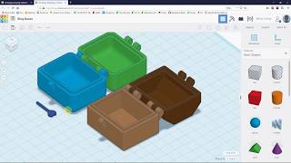 Tinkercad Tutorial Treasure Box Part 1 [upl. by Aramat]