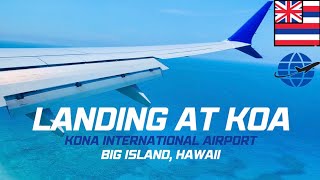 KONA AIRPORT TAKEOFF BIG ISLAND HAWAII [upl. by Cyril]