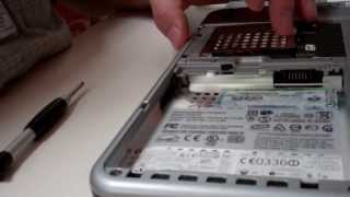 TC1100 HP Tablet PC  Hard Drive Removal and Replacement [upl. by Letizia309]