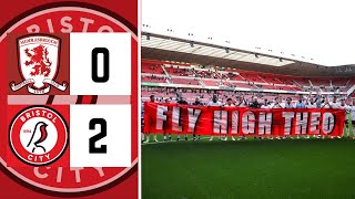 MIDDLESBROUGH 02 BRISTOL CITY  MATCH REVIEW [upl. by Aicilla]