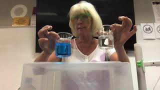 THE REACTION BETWEEN COPPER II SULFATE AND SODIUM HYROXIDE [upl. by Iliram502]