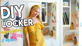 Back to School DIY Locker Decor amp Organization 2018 How To DIY Ideas amp Projects [upl. by Corena]