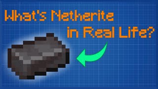 What is Minecraft Netherite in Real Life [upl. by Aix]