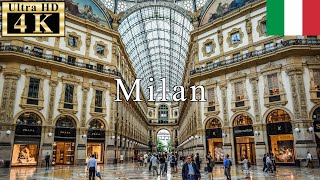 🇮🇹Milan Winter Walk  Galleria Vittorio Emanuele II  【4K 60fps】 [upl. by Ariahay]