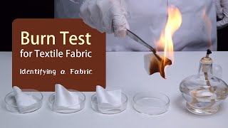 Burn Test for Fabric Identification [upl. by Ray]