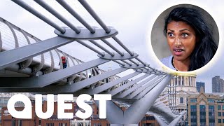 How Did Engineers Fix Londons Wobbly Millennium Bridge  Massive Engineering Mistakes [upl. by Ailemap577]