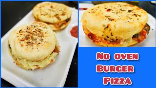 Burger Pizza Burgerizza  Pizza Burger recipe [upl. by Harrell13]