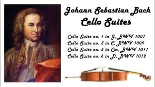 Johann Sebastian Bach  Cello suites in 432 Hz great for reading or studying [upl. by Det904]