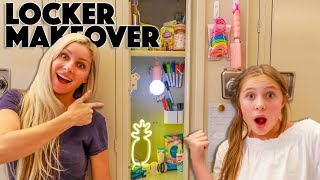 LOCKER TOUR The COOLEST LOCKER MAKEOVER from my MOM [upl. by Ymas]