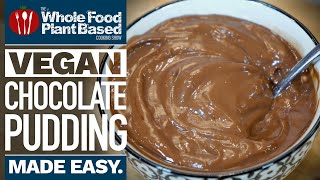 Best Vegan Chocolate Pudding [upl. by Drauode161]