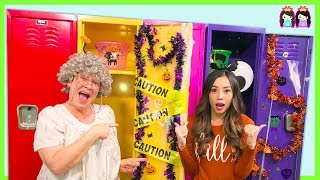 Back to School DIY Decorate My Locker Halloween Edition [upl. by Flight]