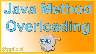 Java Method Overloading Example  How to Overload Methods  Appficial [upl. by Nalla]