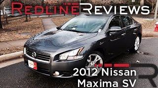 2012 Nissan Maxima SV Review Walkaround Exhaust amp Test Drive [upl. by Yam]