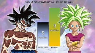 Goku VS Kefla POWER LEVELS  Dragon Ball Super [upl. by Julieta484]