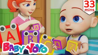 ABC Song  more Compilation l Baby YoYo  Nursery Rhymes amp Kids songs [upl. by Lukey]