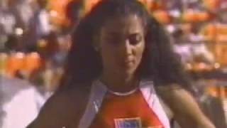 W 200m  Florence GriffithJoyner  2134  Seoul South Korea  1988  World Record [upl. by Anassor]