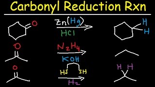 Clemmensen Reduction amp Wolff Kishner Mechanism [upl. by Vilberg]