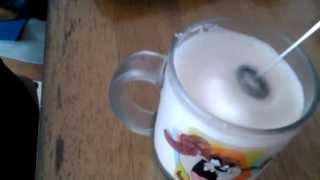 Aerolatte Review Frothing Cold Milk In Under 1 Minute [upl. by Eerrehc708]